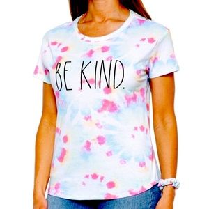 Rae Dun “Be Kind” Women’s Crewneck Tie Dye Short Sleeve T-Shirt